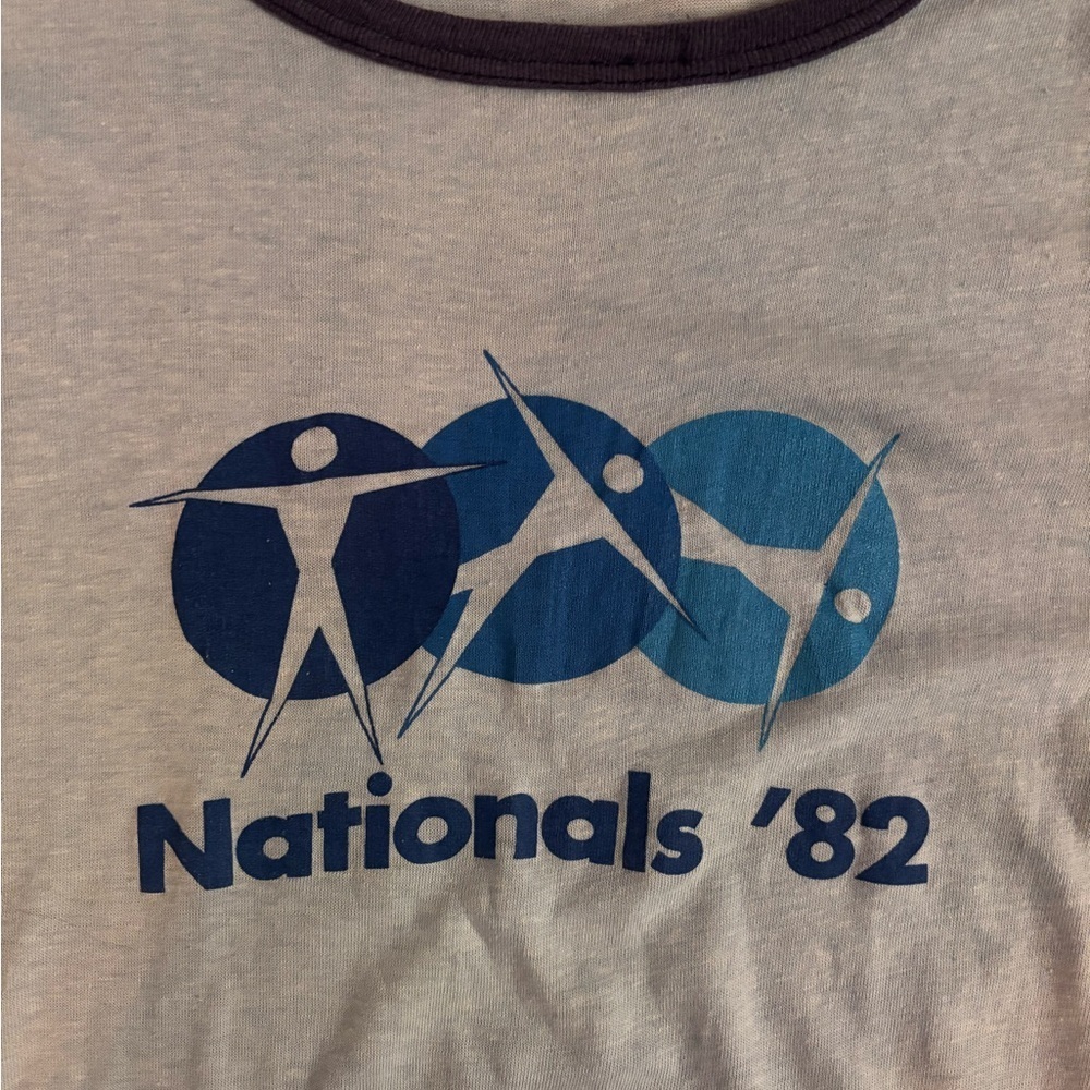Vintage Stanfields Nationals '82 Ringer T-Shirt - Picture 4 of 4